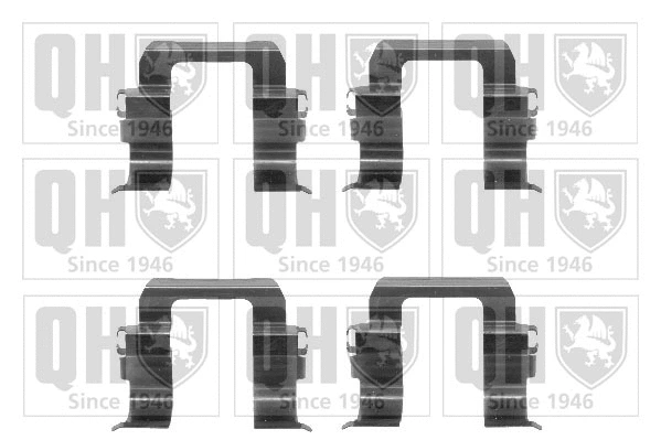 Accessory Kit, disc brake pad (BFK737)