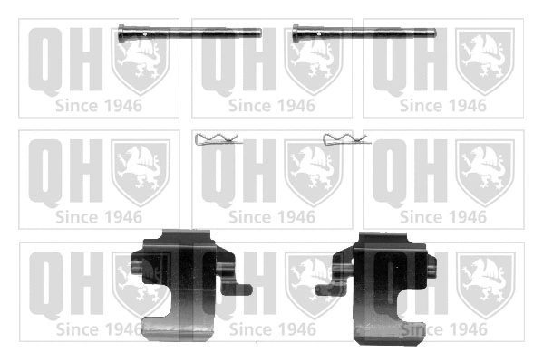 Accessory Kit, disc brake pad (BFK846)