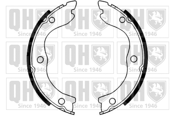 Brake Shoe Set, parking brake (BS1178)