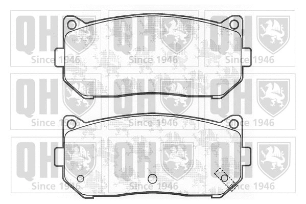 Brake Pad Set, disc brake (BP1072)