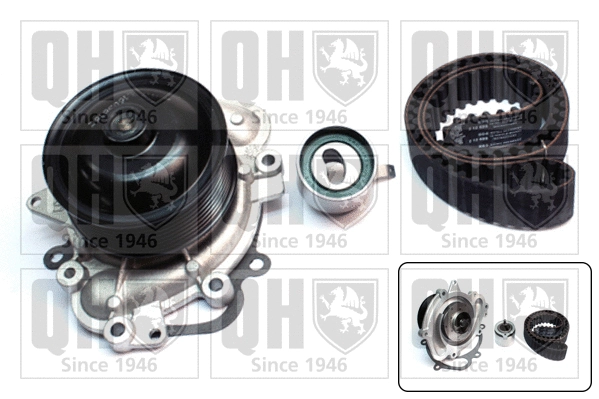 Water Pump & Timing Belt Kit (QBPK3580)