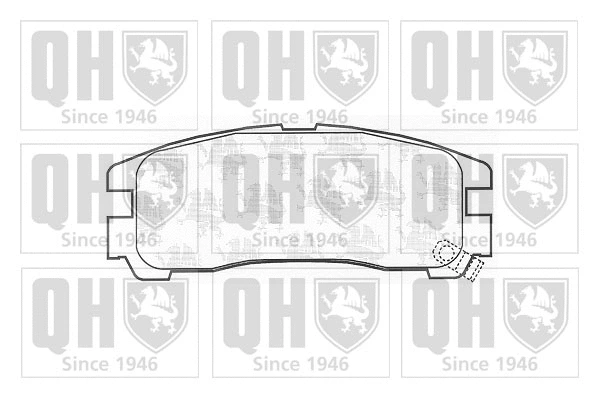 Brake Pad Set, disc brake (BP678)