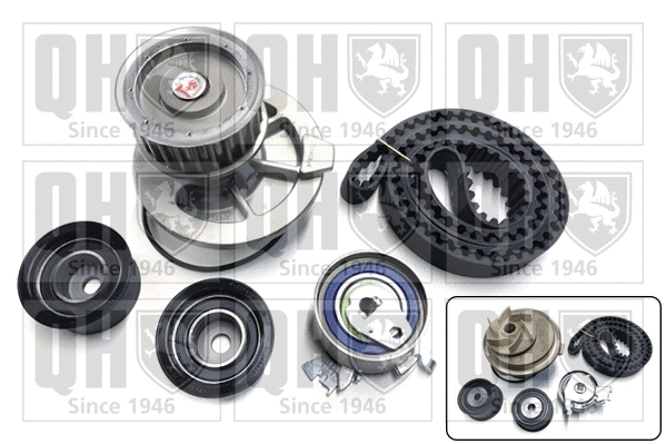 Water Pump & Timing Belt Kit (QBPK6240)