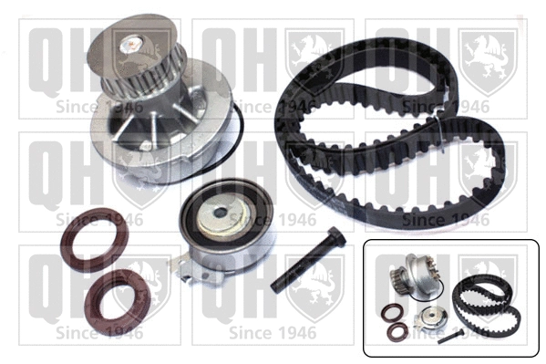 Water Pump & Timing Belt Kit (QBPK3140)