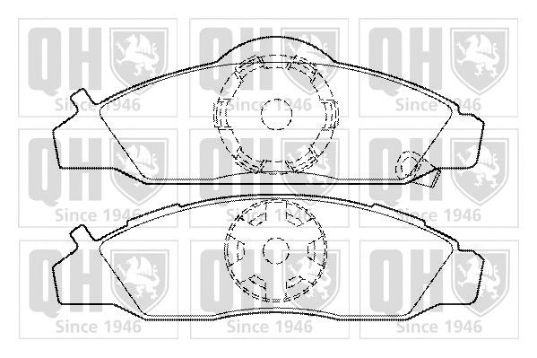 Brake Pad Set, disc brake (BP1485)