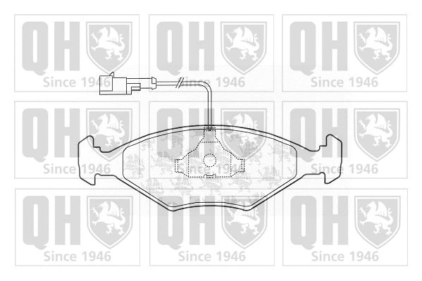 Brake Pad Set, disc brake (BP1213)