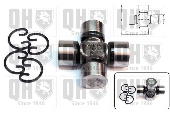 Universal Joint, differential pinion gear (QL219)
