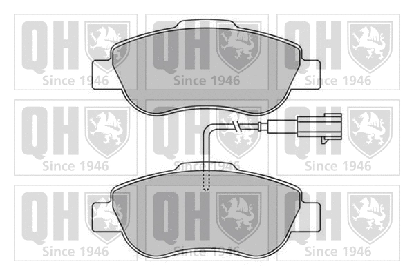 Brake Pad Set, disc brake (BP1577)