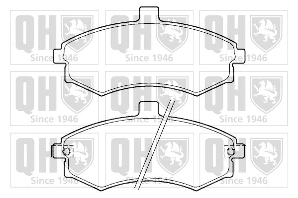 Brake Pad Set, disc brake (BP1374)