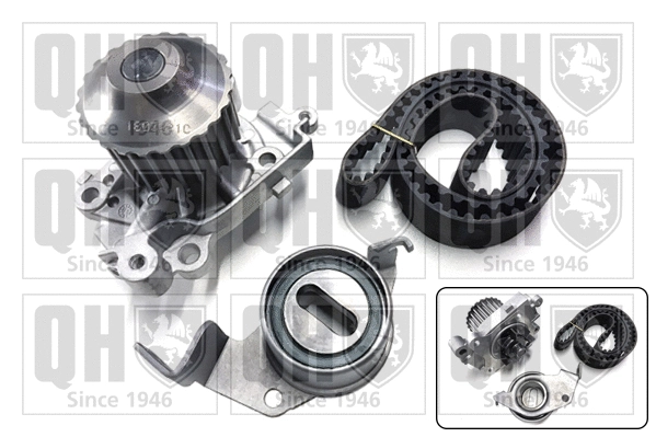 Water Pump & Timing Belt Kit (QBPK7021)