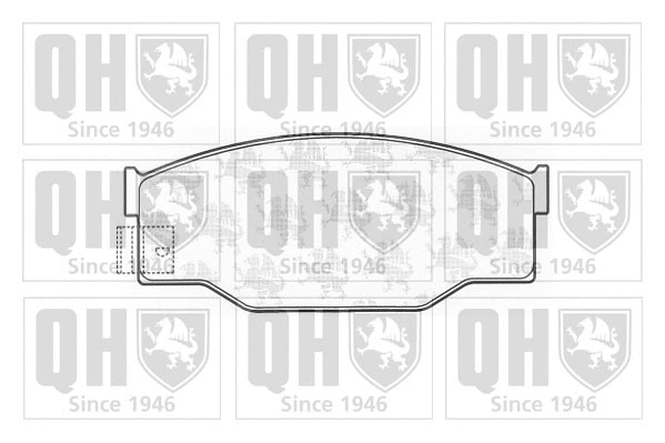 Brake Pad Set, disc brake (BP1155)