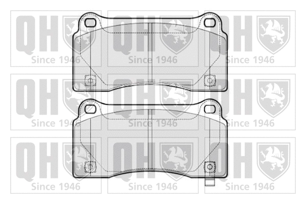 Brake Pad Set, disc brake (BP1791)