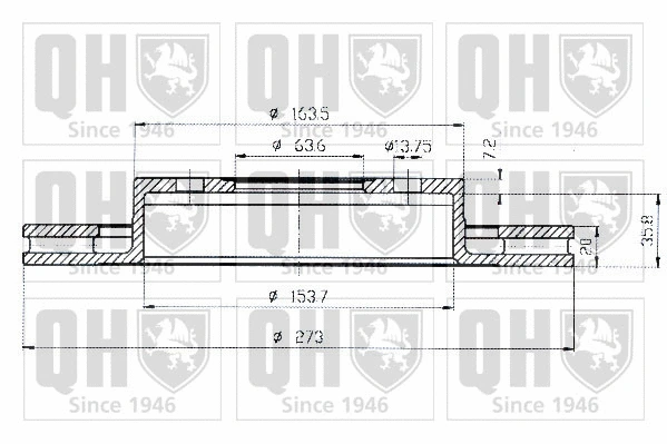 Brake Disc (BDC4364)