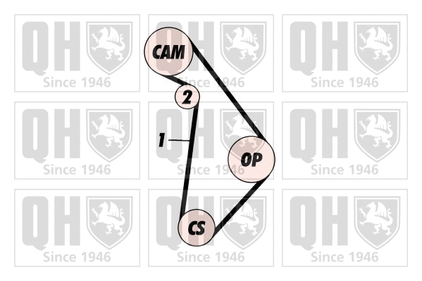 Timing Belt Kit (QBK355)