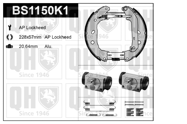 Brake Shoe Set (BS1150K1)