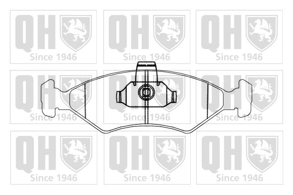 Brake Pad Set, disc brake (BP876)