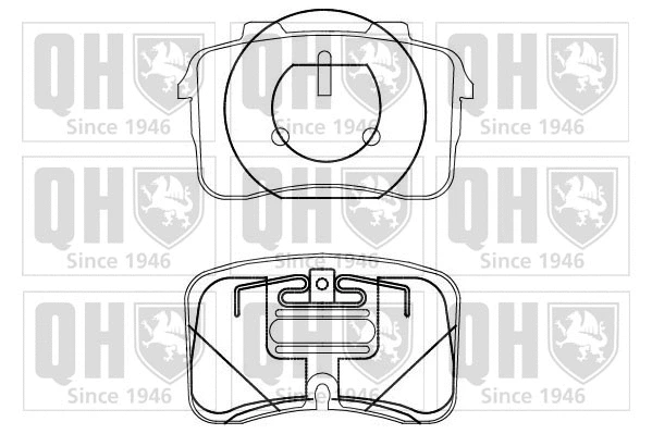 Brake Pad Set, disc brake (BP883)