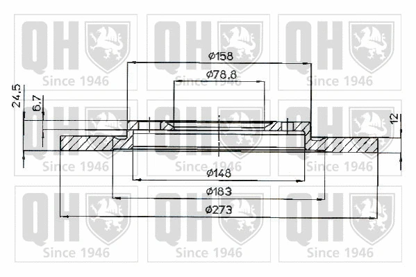 Brake Disc (BDC3156)