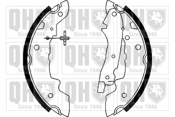 Brake Shoe Set (BS622)