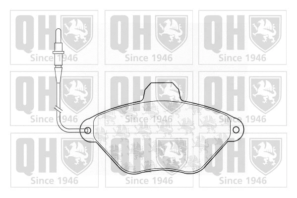 Brake Pad Set, disc brake (BP610)