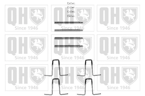 Accessory Kit, disc brake pad (BFK705)