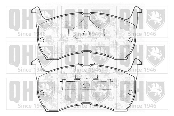 Brake Pad Set, disc brake (BP332)