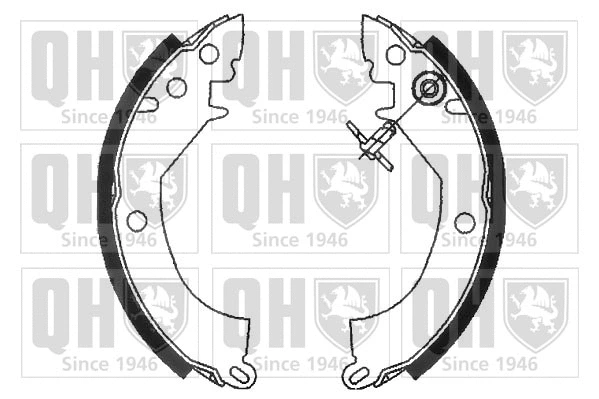 Brake Shoe Set (BS781)