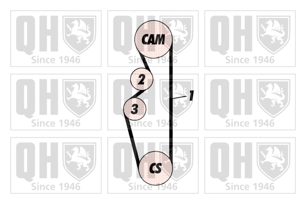 Timing Belt Kit (QBK172)