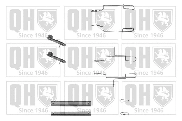 Accessory Kit, disc brake pad (BFK624)