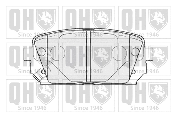 Brake Pad Set, disc brake (BP1593)