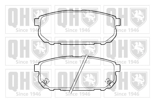 Brake Pad Set, disc brake (BP1401)
