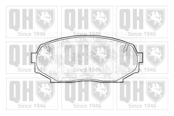 Brake Pad Set, disc brake (BP809)