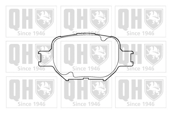 Brake Pad Set, disc brake (BP1349)
