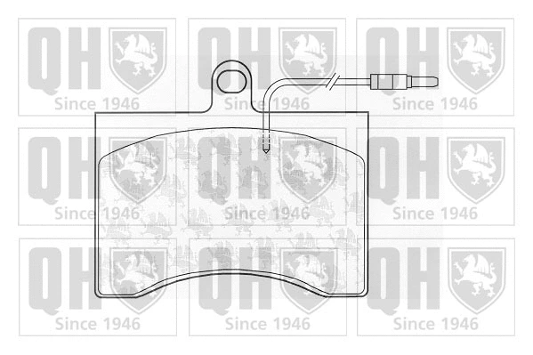 Brake Pad Set, disc brake (BP997)