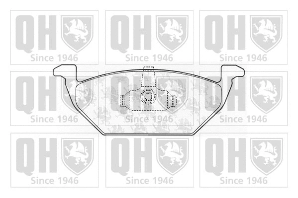 Brake Pad Set, disc brake (BP967)