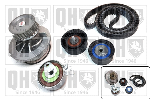 Water Pump & Timing Belt Kit (QBPK2263)