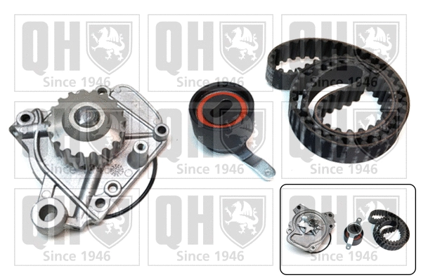 Water Pump & Timing Belt Kit (QBPK4650)