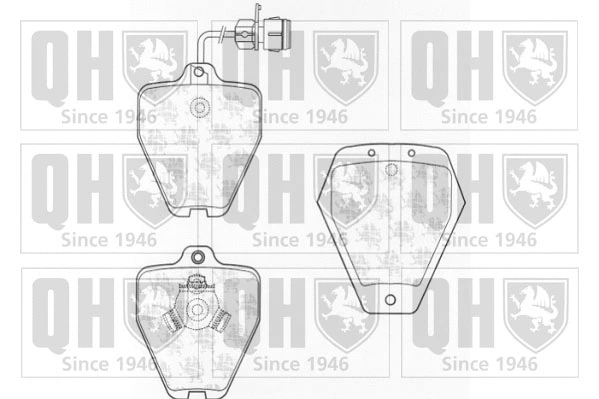 Brake Pad Set, disc brake (BP1037)