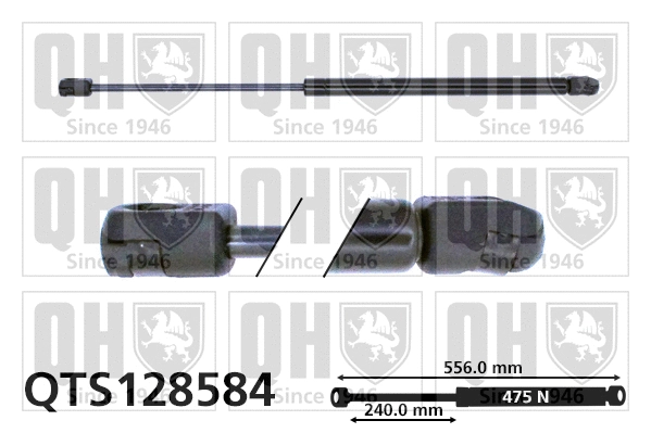 Gas Spring, boot/cargo area (QTS128584)