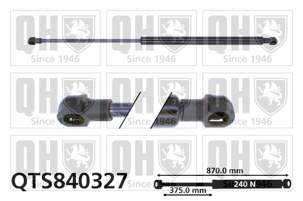 Gas Spring, boot/cargo area (QTS840327)