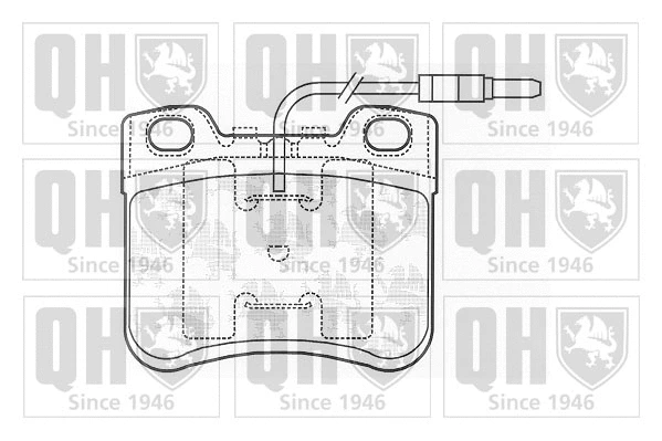 Brake Pad Set, disc brake (BP500)