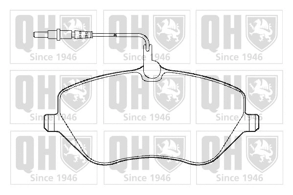 Brake Pad Set, disc brake (BP1438)