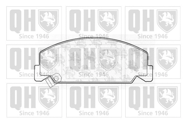 Brake Pad Set, disc brake (BP549)