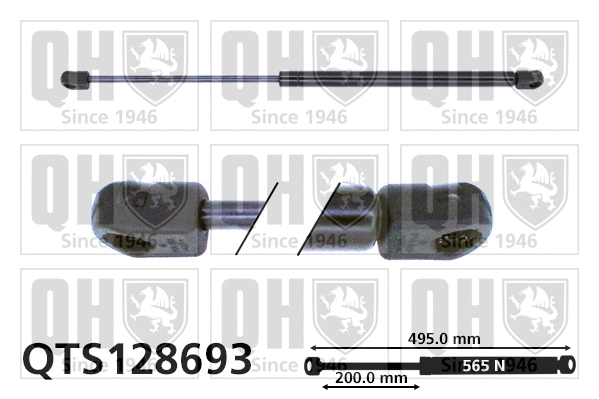 Gas Spring, boot/cargo area (QTS128693)