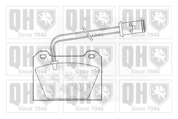 Brake Pad Set, disc brake (BP222)