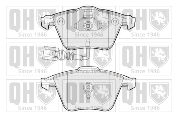 Brake Pad Set, disc brake (BP1564)