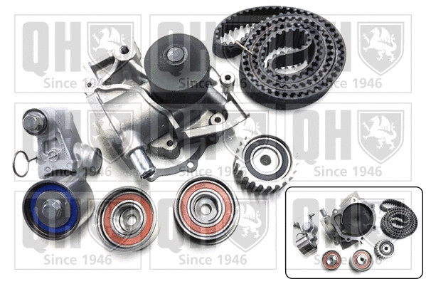Water Pump & Timing Belt Kit (QBPK7681)