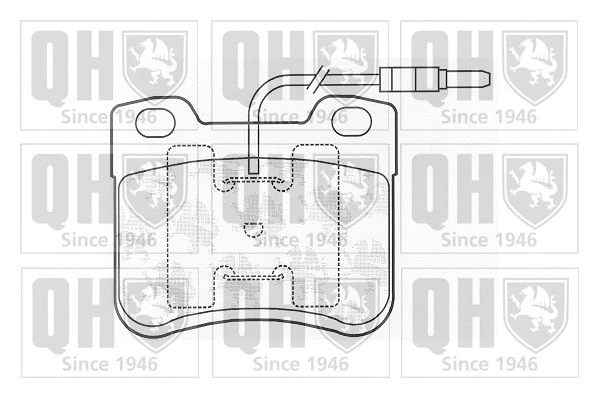 Brake Pad Set, disc brake (BP538)