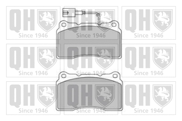 Brake Pad Set, disc brake (BP1741)