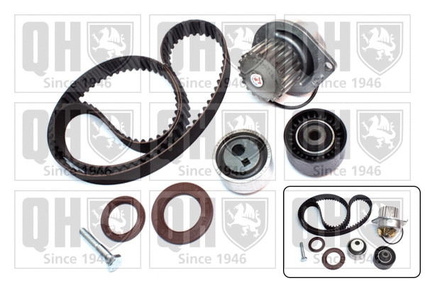 Water Pump & Timing Belt Kit (QBPK1530)
